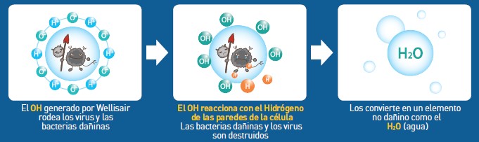 Desinfección y purificación del aire 3 Desinfección y purificación del aire 3