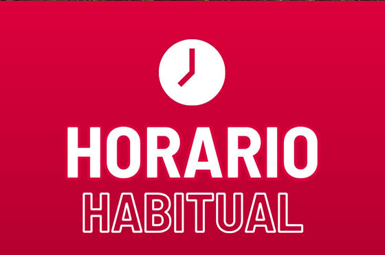 Volvemos al horario habitual 1 Volvemos al horario habitual 1